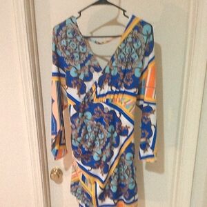 VENUS Multicolor Long Sleeve Dress